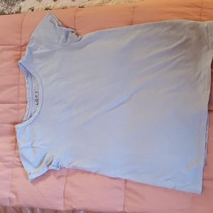 Loft vintage soft, sky blue tee.